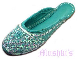beaded slipper - click here for large view